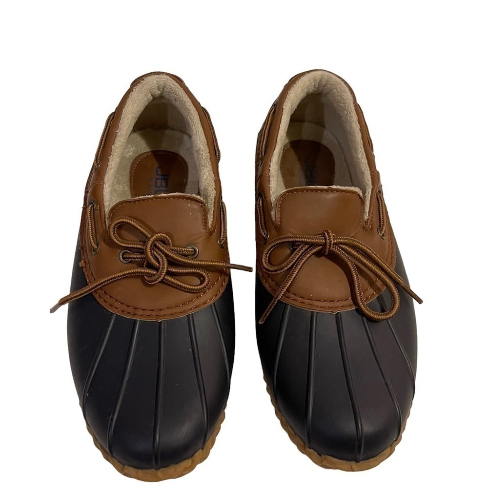 JBU Black and Brown Waterproof Winter Duck Shoes